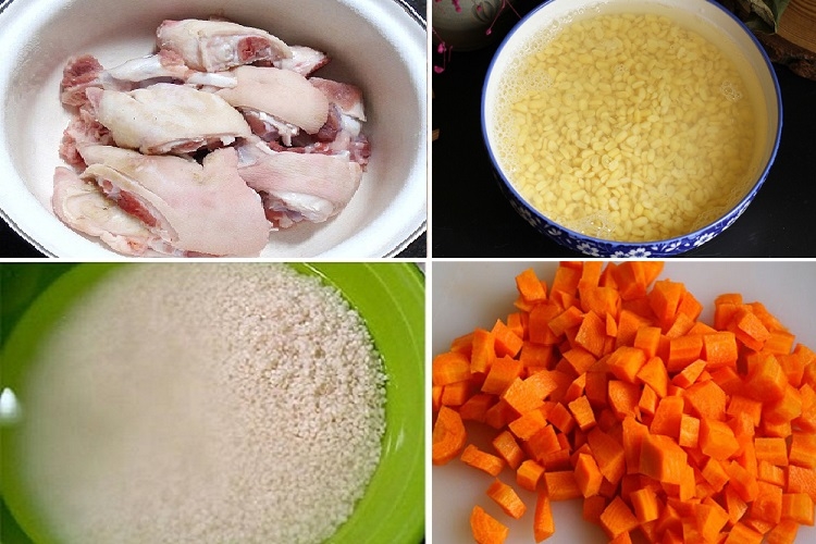 Cách nấu cháo móng giò bằng nồi cơm điện (Hình 2)
