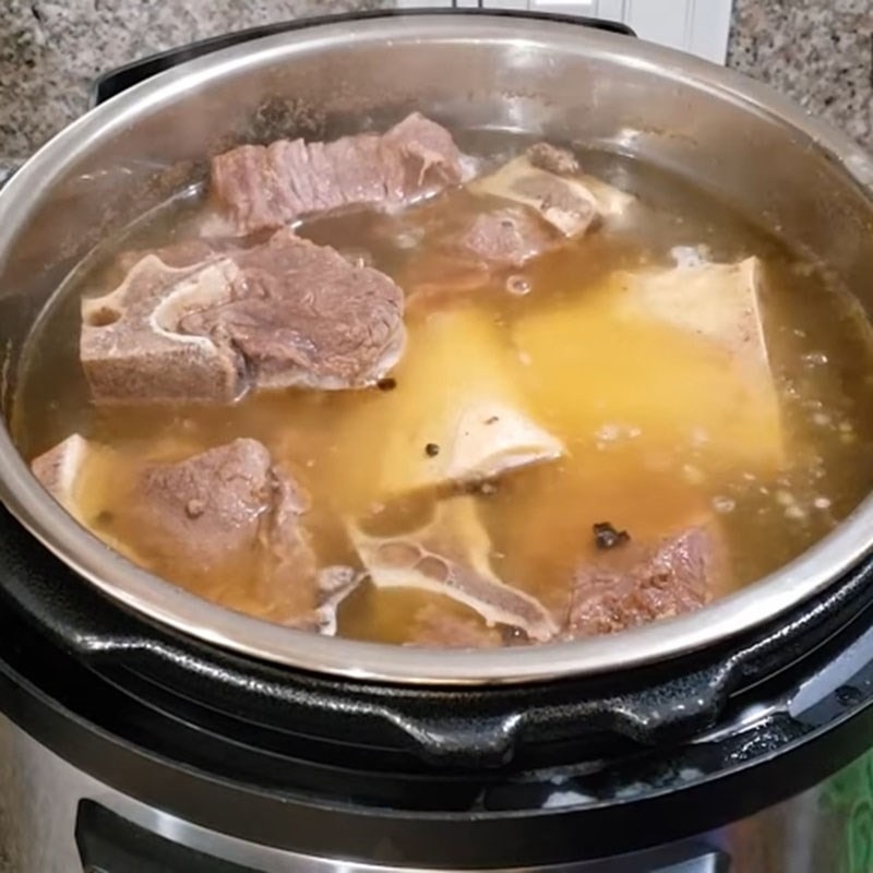 Cách nấu phở bò bằng nồi áp suất điện đa năng hình 4