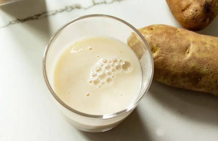 cách nấu sữa khoai tây 5