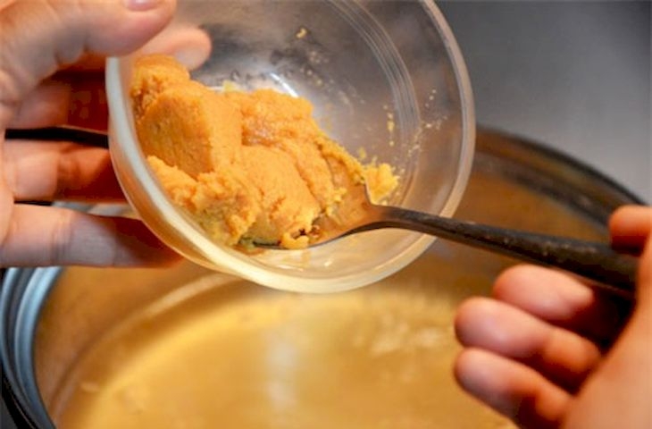 cách nấu súp miso 6