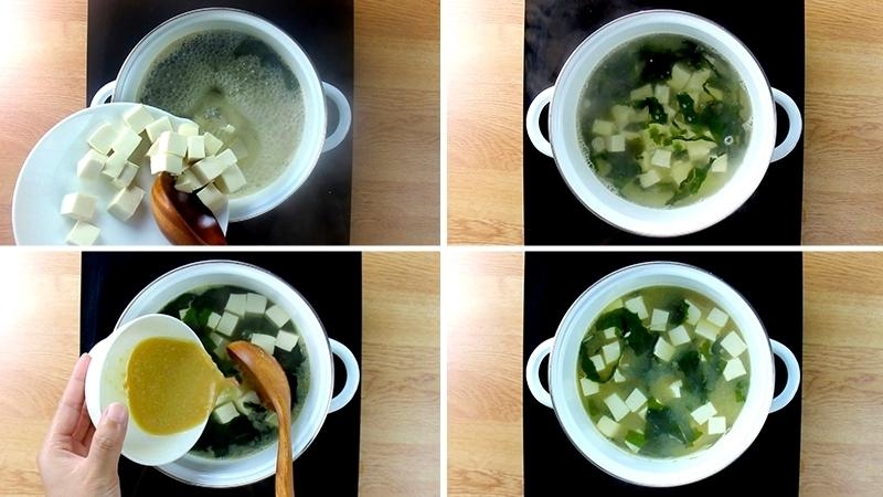 cách nấu súp miso 7