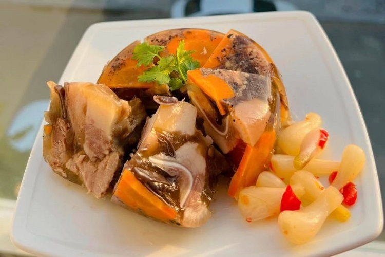 cách nấu thịt đông 5