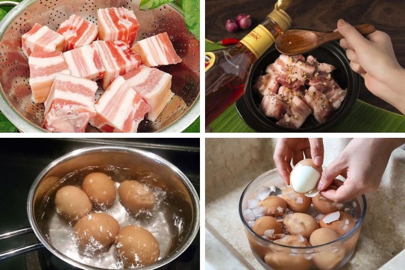 Cách nấu thịt kho tàu miền Bắc ảnh 2