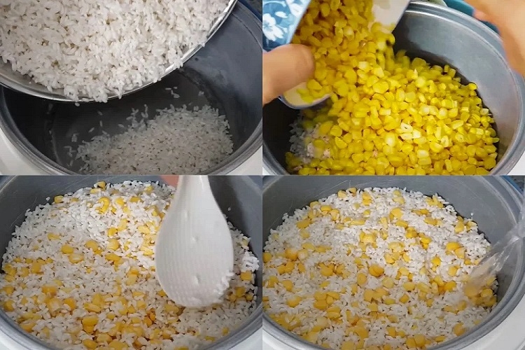 Cách nấu xôi bắp Mỹ bằng nồi cơm điện (Hình 4)