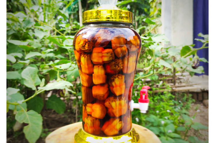 Cách ngâm rượu nho rừng hình 4