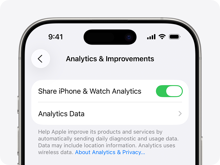 Analytics & Improvements