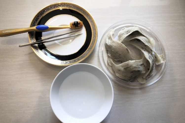 Cách nhặt lông yến hình 5