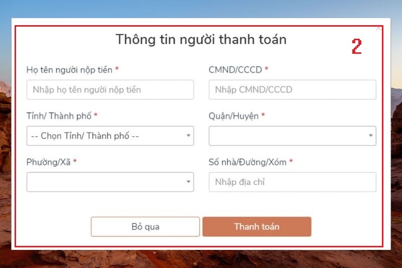Cách nộp phạt vi phạm giao thông online ảnh 8