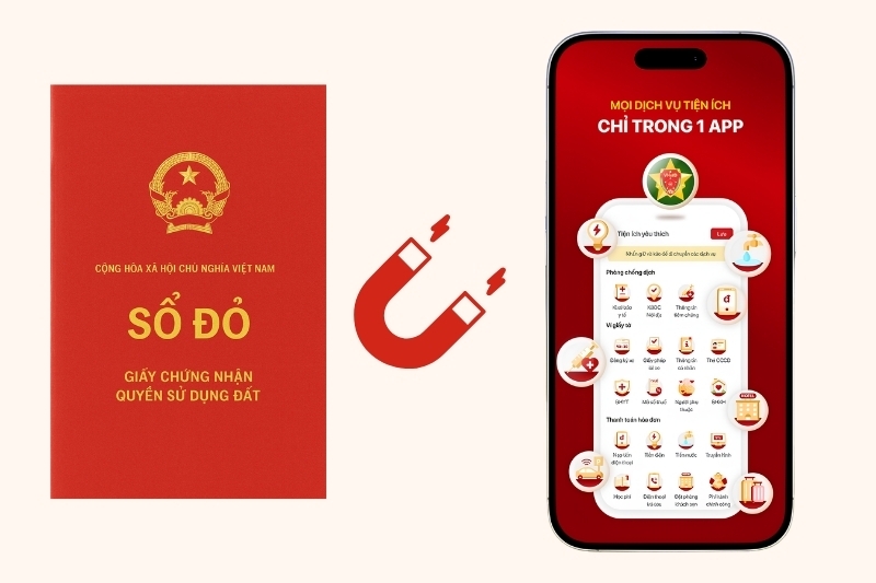 Cách nộp sổ đỏ trên VNeID 1