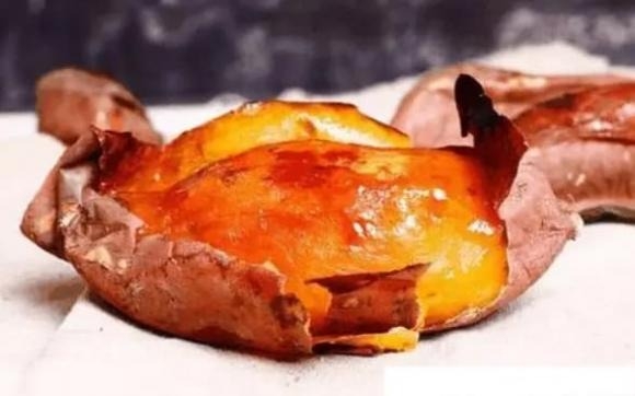 cách nướng khoai héo vỏ chảy mật hình 9