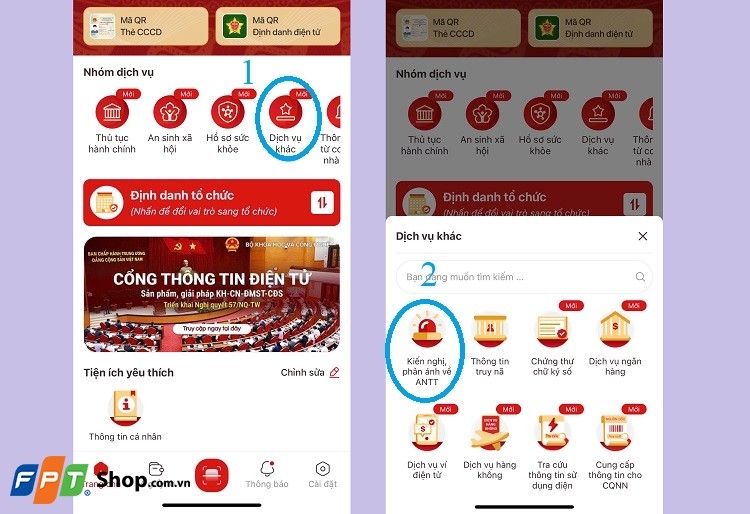 Phản ánh lừa đảo qua VNeID 3