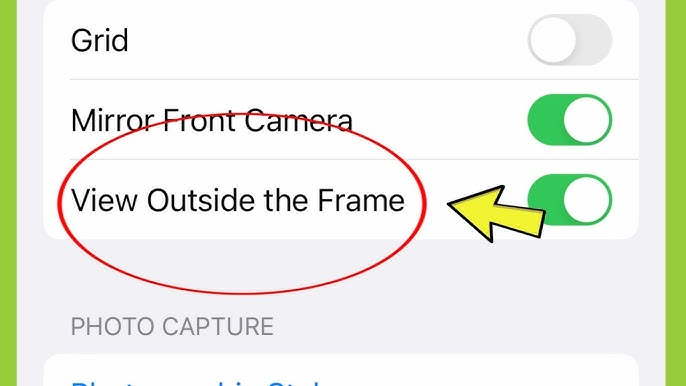 View Outside Frame