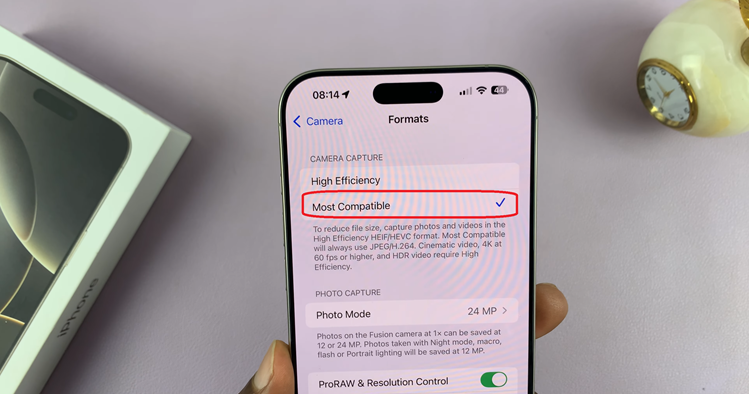 Chọn định dạng video phù hợp