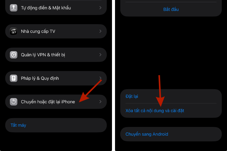 Cách reset iPhone 16 hình 5