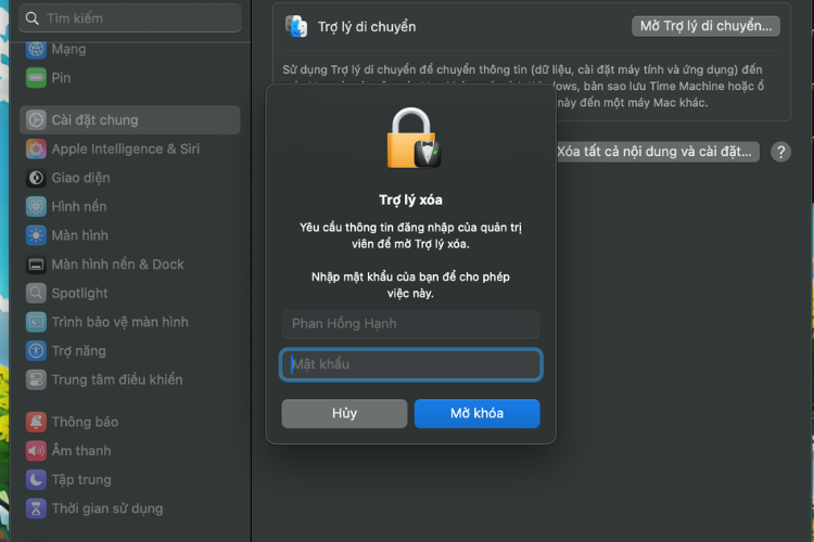 Cách reset MacBook Air M5 hình 3