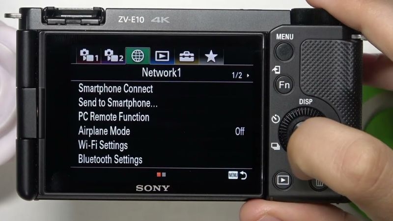 Cách reset cài đặt mạng trên máy ảnh Sony