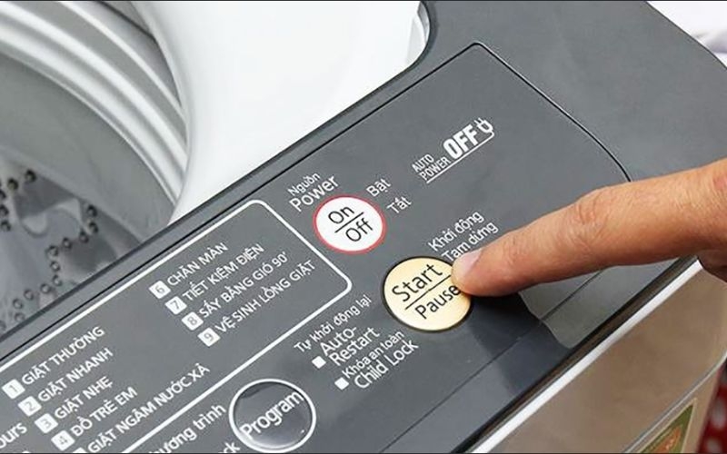 Cách reset máy giặt Panasonic có nút reset