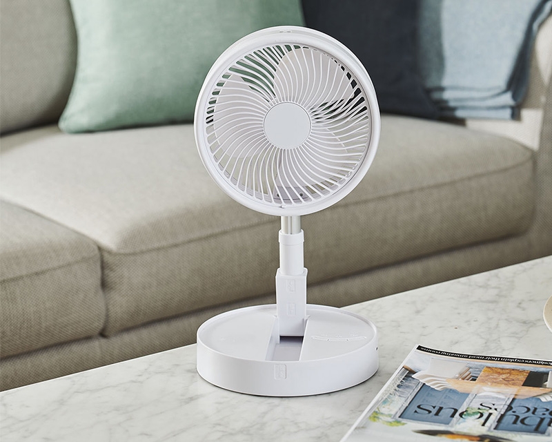 cách sạc quạt tích điện mini 1
