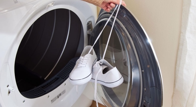 cách sấy giày bằng máy sấy lg hình 2