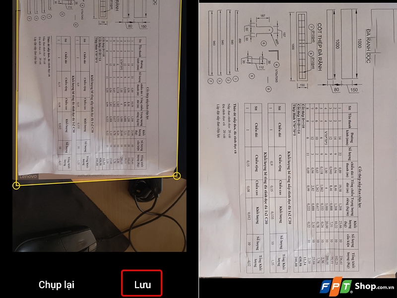 Scan trên điện thoại Samsung ảnh 7