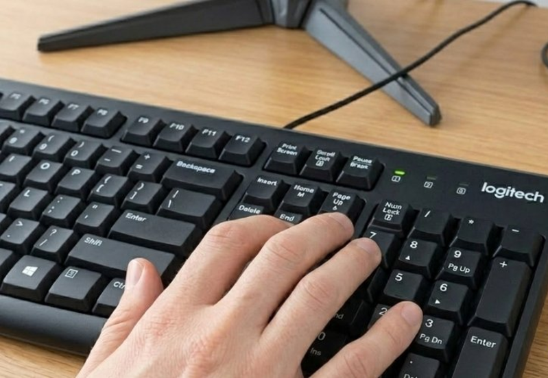 cách sử dụng bàn phím Logitech K120 3