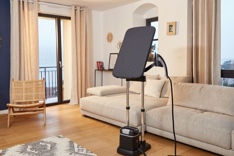 c&aacute;ch sử dụng b&agrave;n ủi hơi nước đứng tefal h&igrave;nh 5