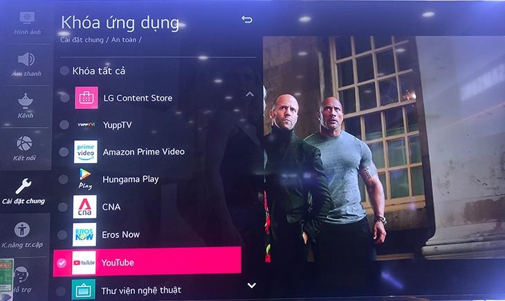 c&aacute;ch sử dụng chế độ kh&oacute;a trẻ em tr&ecirc;n Smart tivi LG - H&igrave;nh 7