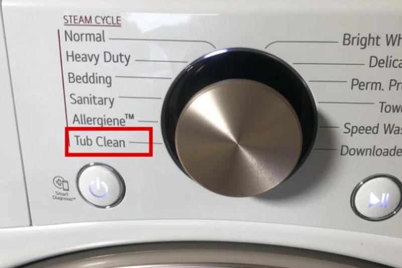 c&aacute;ch sử dụng chế độ vệ sinh m&aacute;y giặt ảnh 2