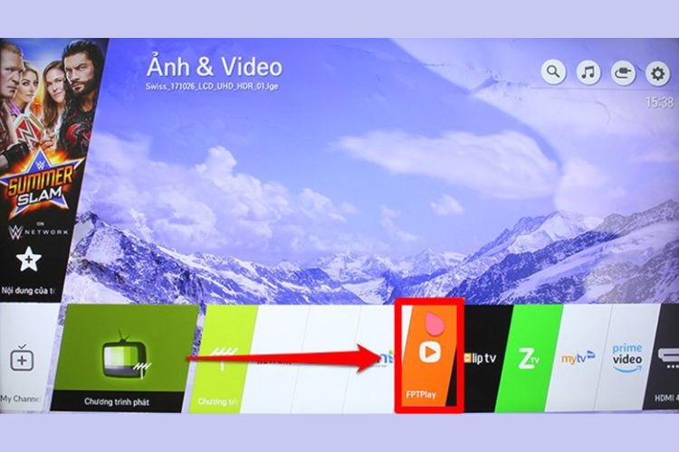 Cách sử dụng FPT Play cho Smart Tivi LG