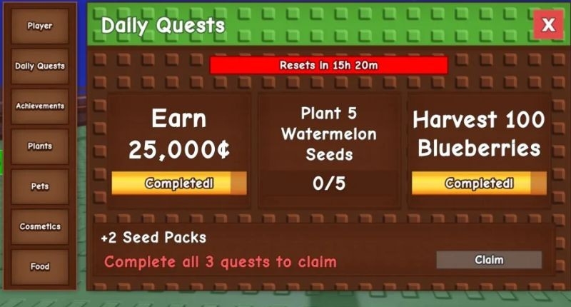 Cách sử dụng Garden Guide trong Grow A Garden hình 3