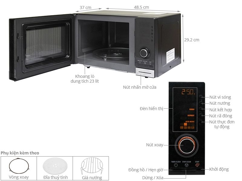 Cách sử dụng lò nướng Electrolux 2