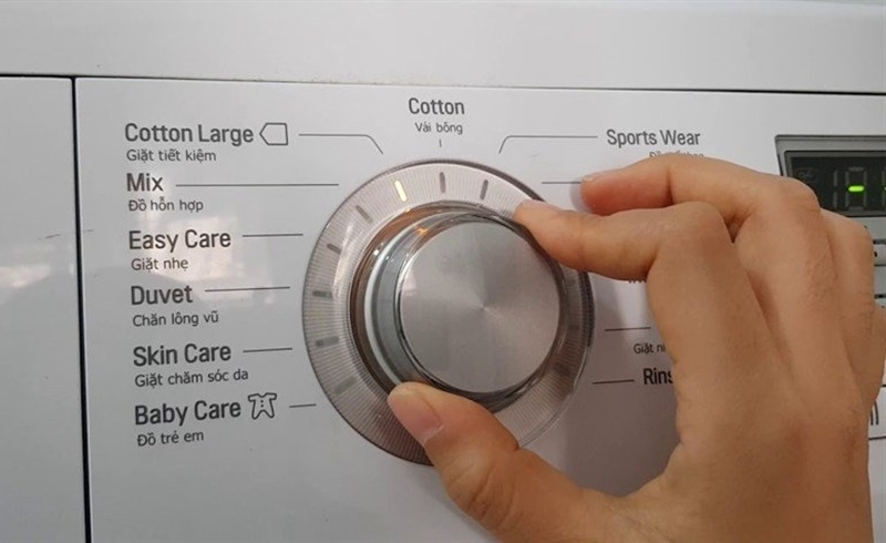 cách sử dụng máy giặt lg cửa ngang 1