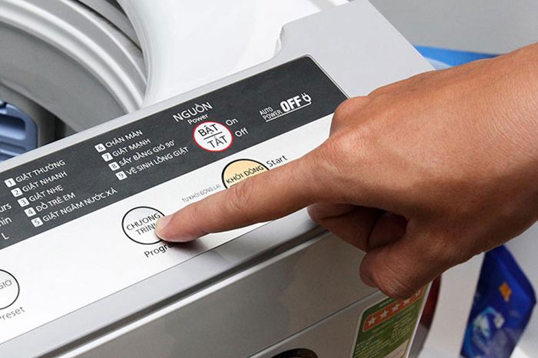cách sử dụng máy giặt Panasonic 7kg cửa trên hình 3