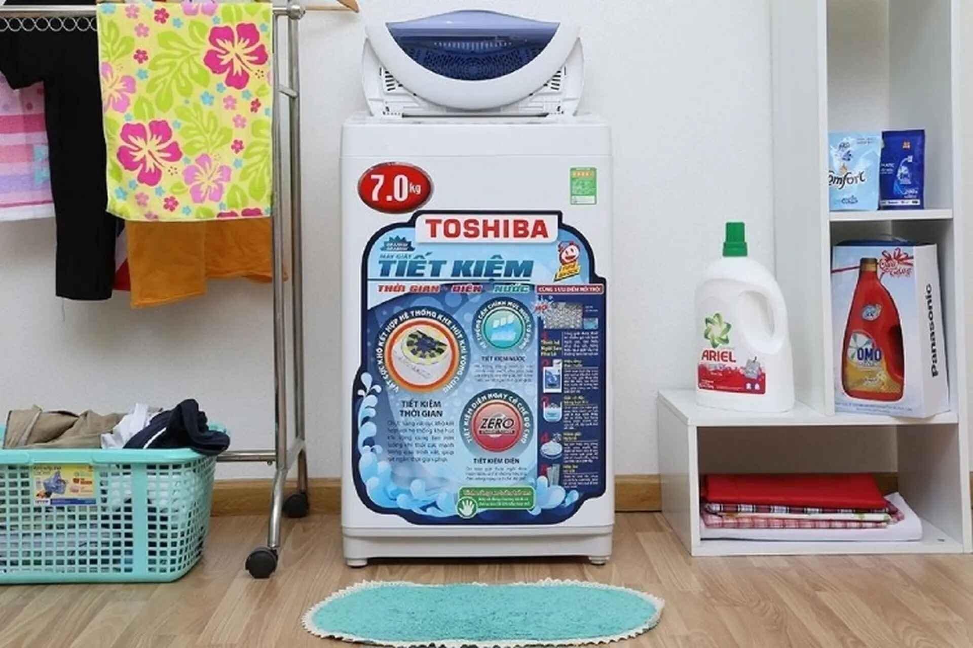 Khám phá cách sử dụng máy giặt Toshiba 7kg hiệu quả, giúp bảo vệ sợi vải tối ưu