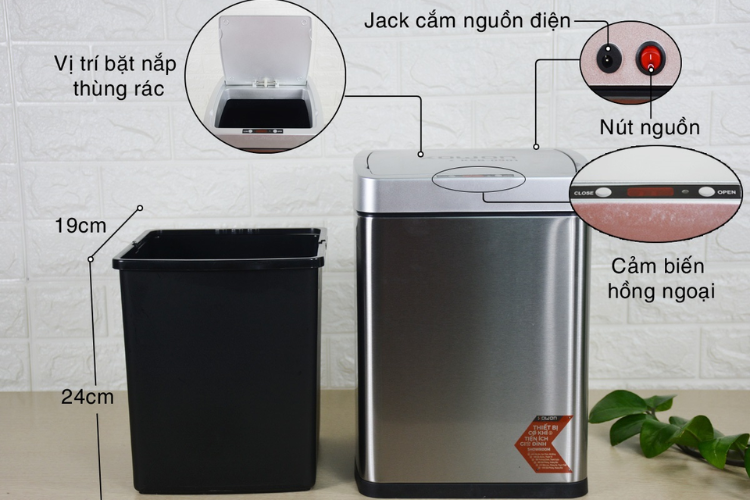 Cách sử dụng thùng rác thông minh hình 6