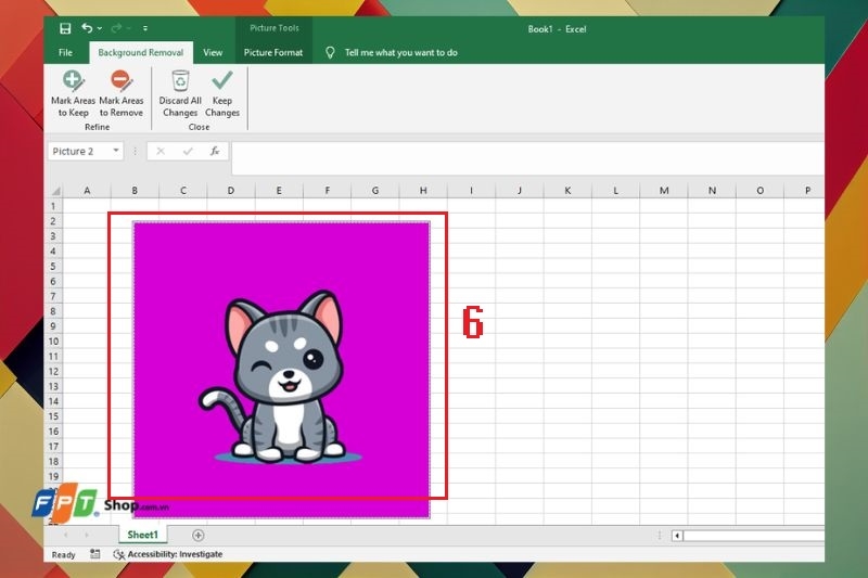 Cách tách nền khỏi ảnh trong Excel ảnh 3