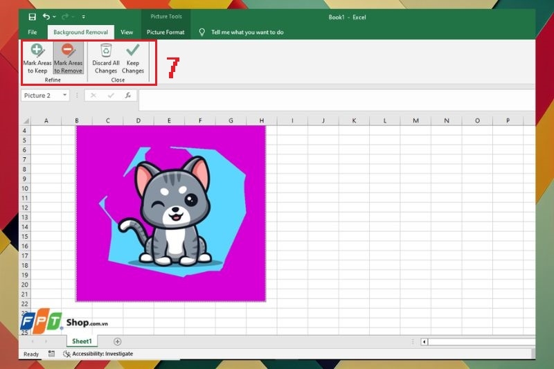 Cách tách nền khỏi ảnh trong Excel ảnh 4