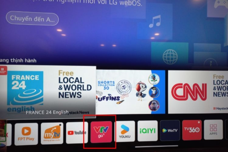 Cách tải và cài đặt VTV Go trên Tivi LG 5