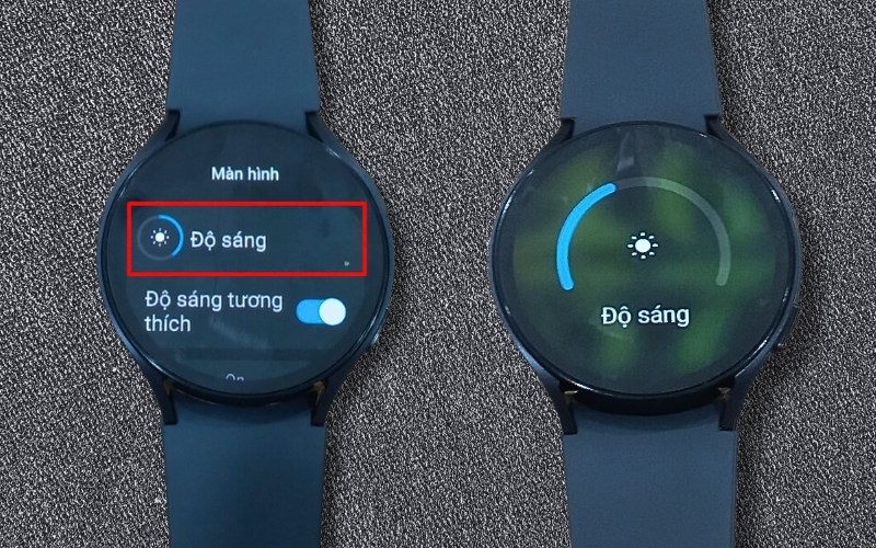 cách tăng giảm độ sáng màn hình Galaxy Watch hình 4