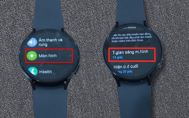 cách tăng giảm độ sáng màn hình Galaxy Watch hình 6