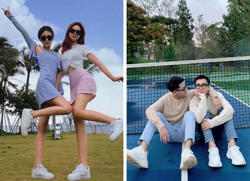 cách tạo dáng chụp ảnh 2 người bạn thân 1