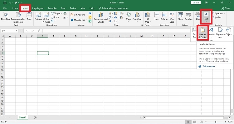 cách tạo Header trong Excel - Hình 1