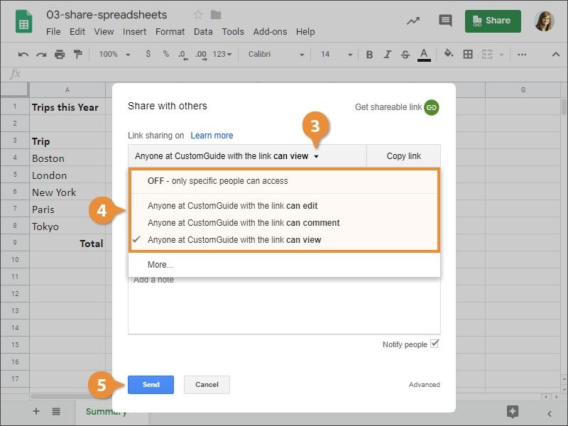Cách tạo link Excel trên Google Drive - Hình 11