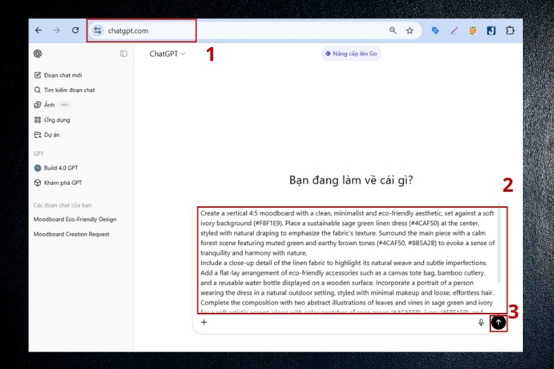 Cách tạo Moodboard bằng ChatGPT ảnh 4