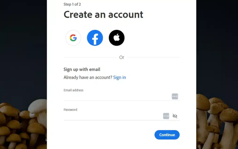 Hướng dẫn đăng ký tài khoản Behance