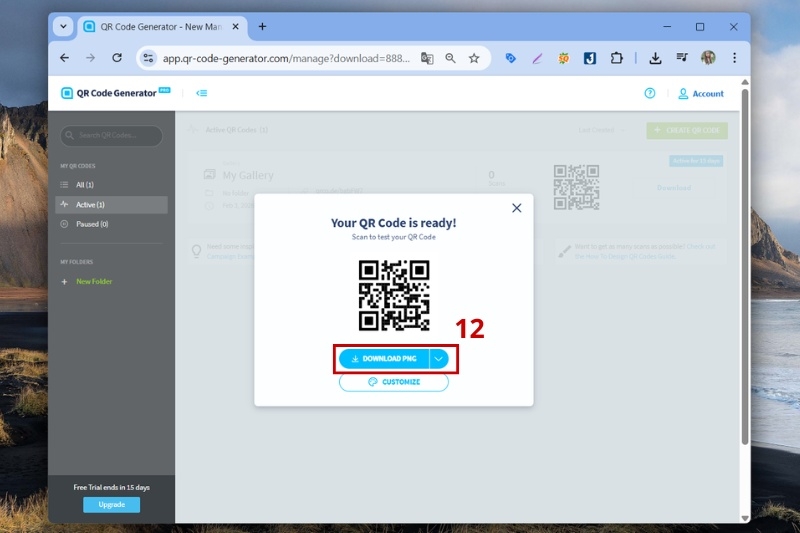 Cách tạo QR code cho hình ảnh ảnh 10