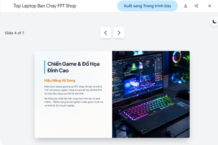 cách tạo slide bằng gemini 3