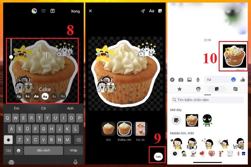 Cách tạo sticker trên Messenger bằng AI ảnh 5