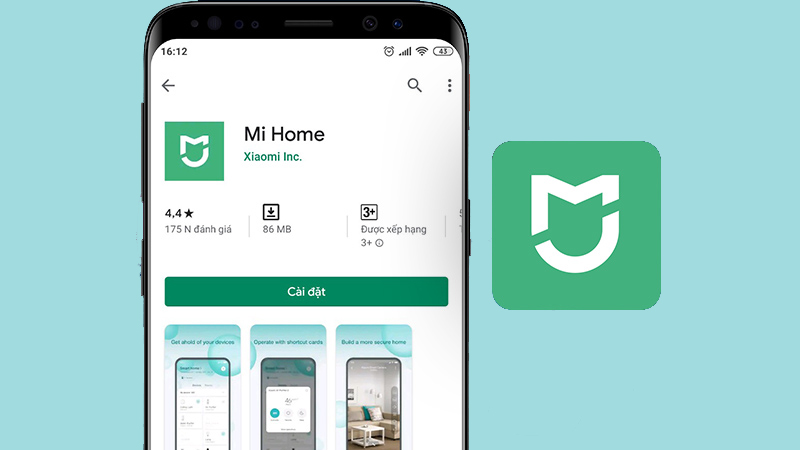 cai dat ung dung mi home cho dien thoai
