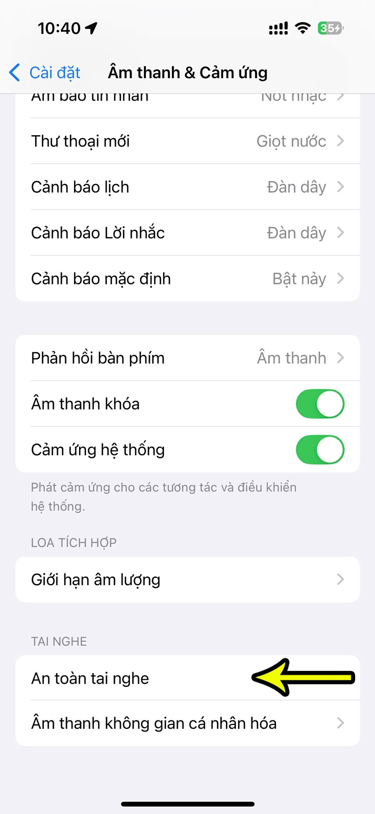 Cách tắt cảnh báo giới hạn âm lượng tai nghe trên iPhone và iPad - hình 1